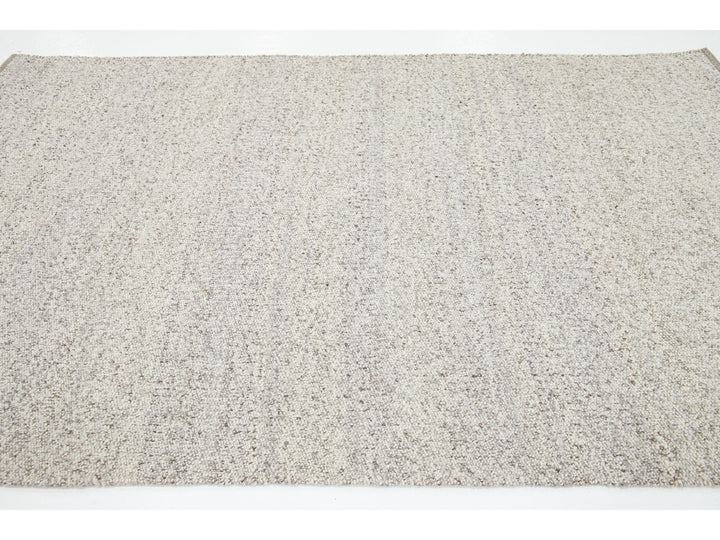 Modern Felted Wool Rug 5 X 8