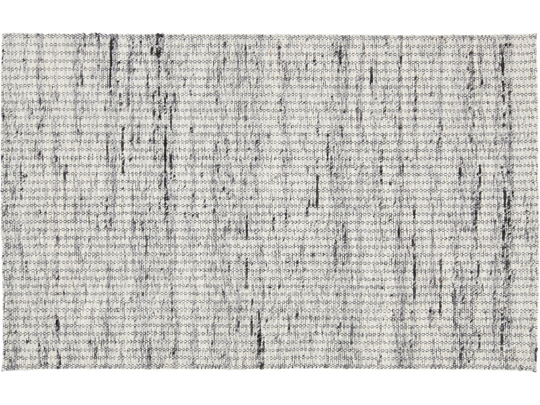 Modern Felted Wool Rug 5 X 8