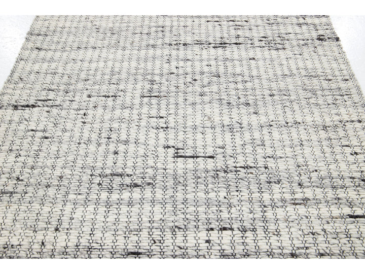 Modern Felted Wool Rug 5 X 8