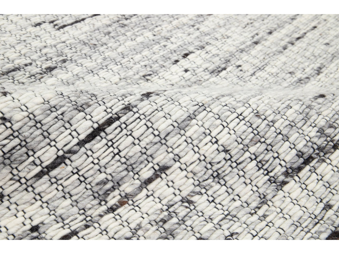 Modern Felted Wool Rug 5 X 8