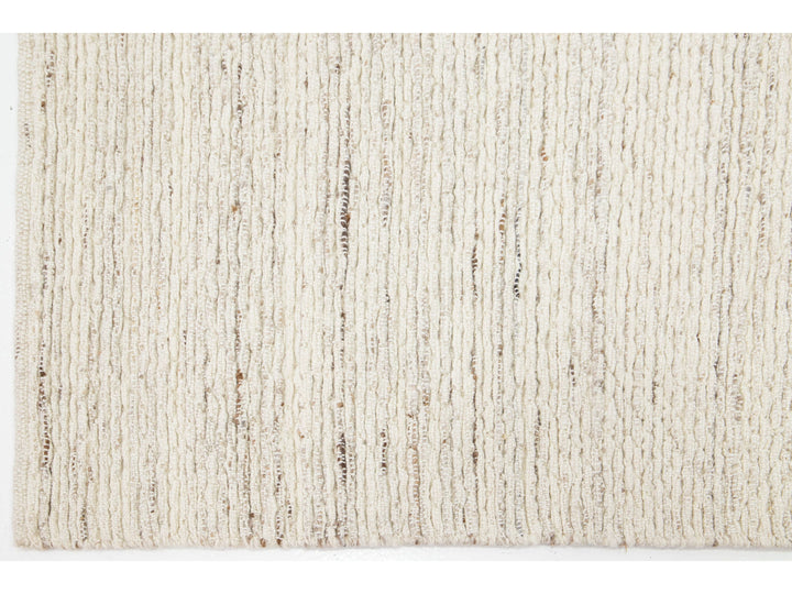 Modern Felted Wool Rug 5 X 8