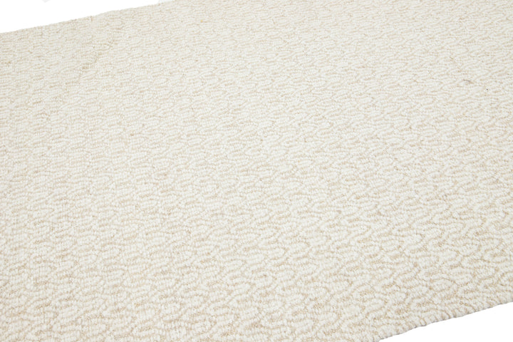 Modern Textured Wool Rug 5 X 8