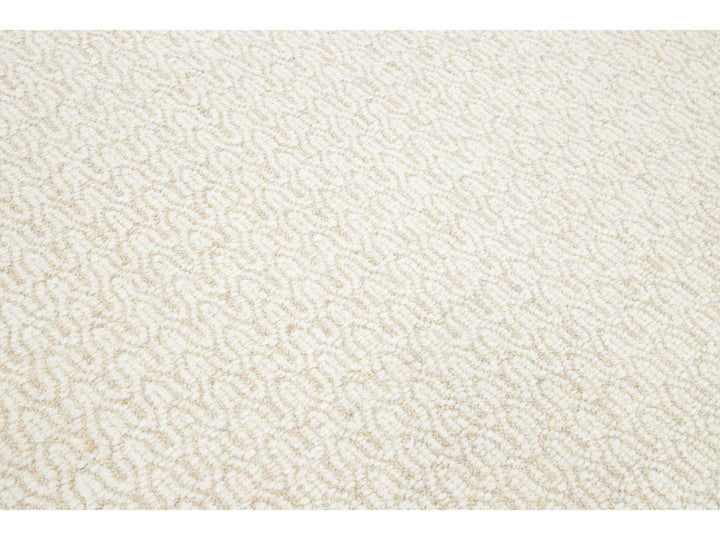 Modern Textured Wool Rug 5 X 8