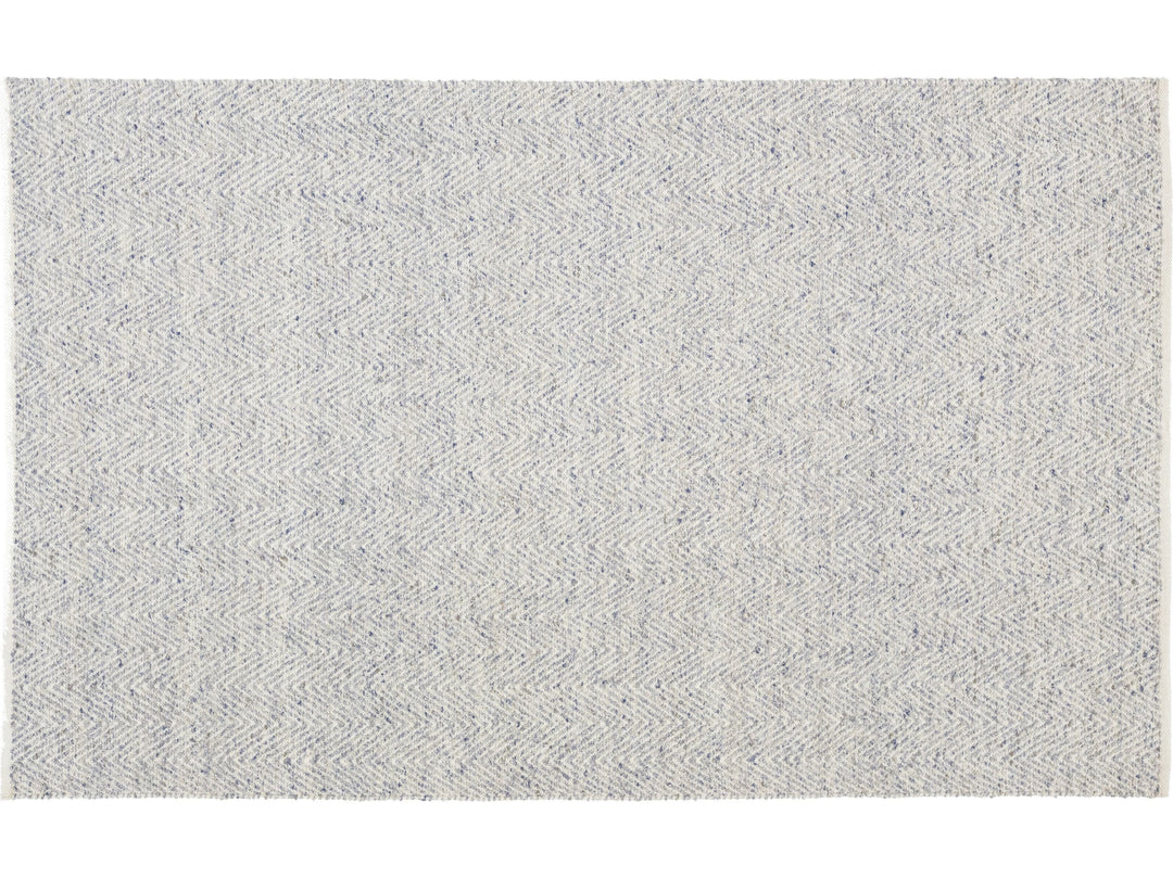 Modern Sasco Collection Wool Rug 5 X 8