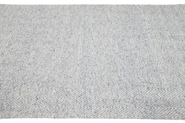 Modern Sasco Collection Wool Rug 5 X 8