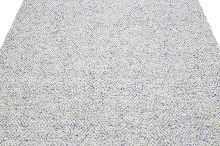 Modern Sasco Collection Wool Rug 5 X 8