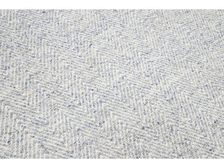 Modern Textured Wool Rug 5 X 8