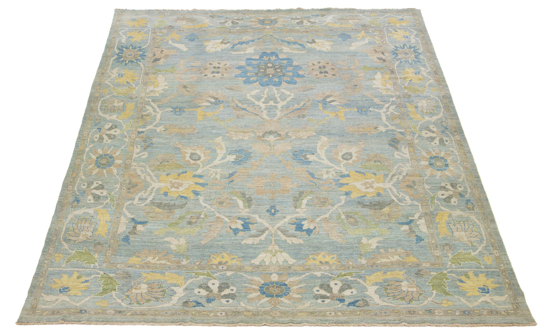 Modern Sultanabad Wool Rug 13 X 15