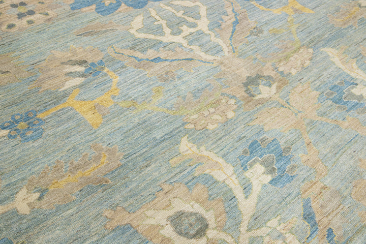 Modern Sultanabad Wool Rug 13 X 15