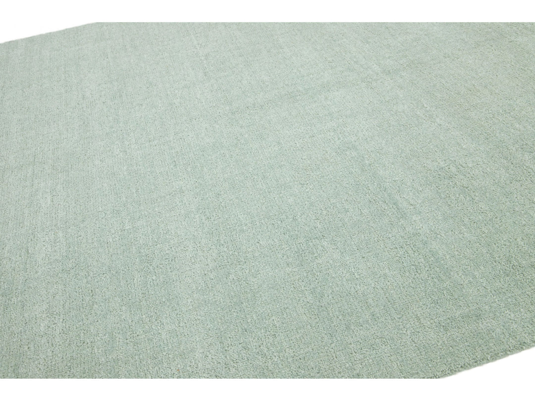 Modern Textured Wool Rug 9 X 12
