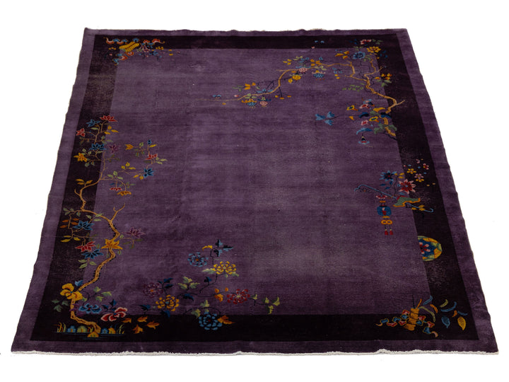 Antique Peking Chinese Wool Rug 10 X 14