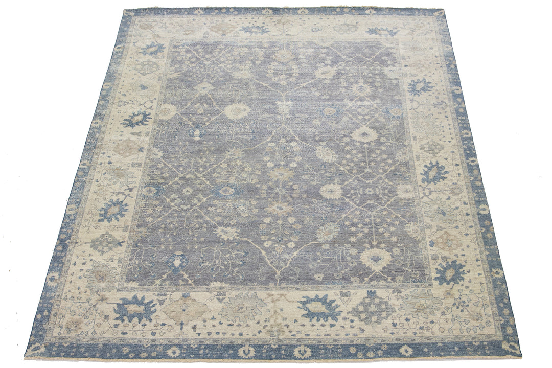 Modern Mahal Wool Rug 12 X 15