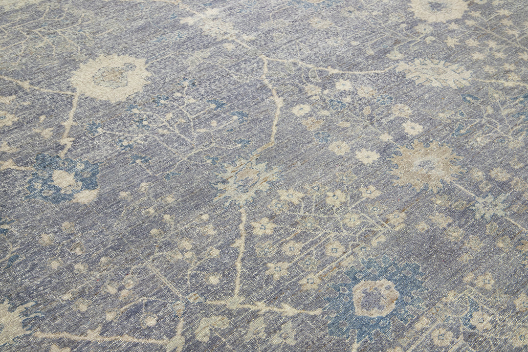 Modern Mahal Wool Rug 12 X 15