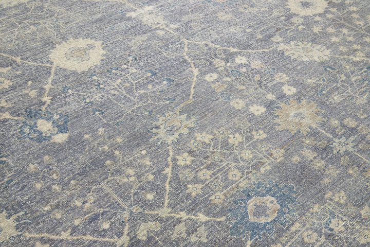 Modern Mahal Wool Rug 12 X 15