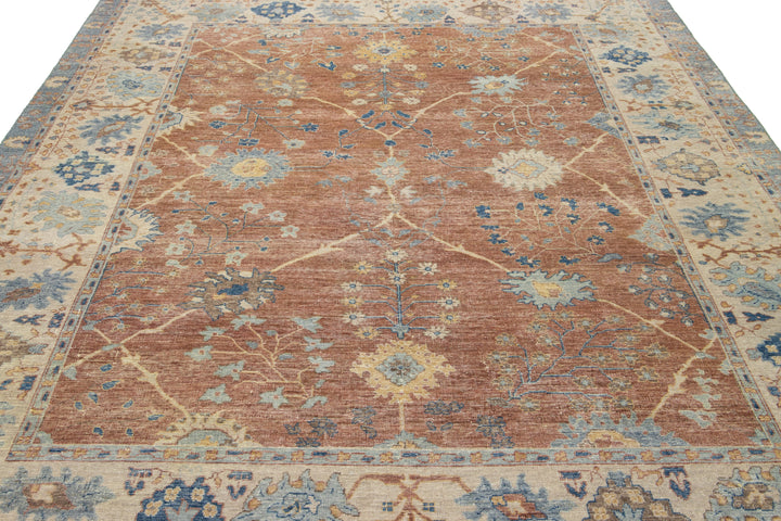 Modern Tabriz Wool Rug 8 X 10