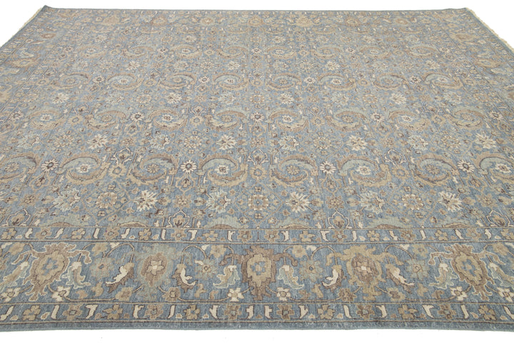 Modern Indian Wool Rug 9 X 12