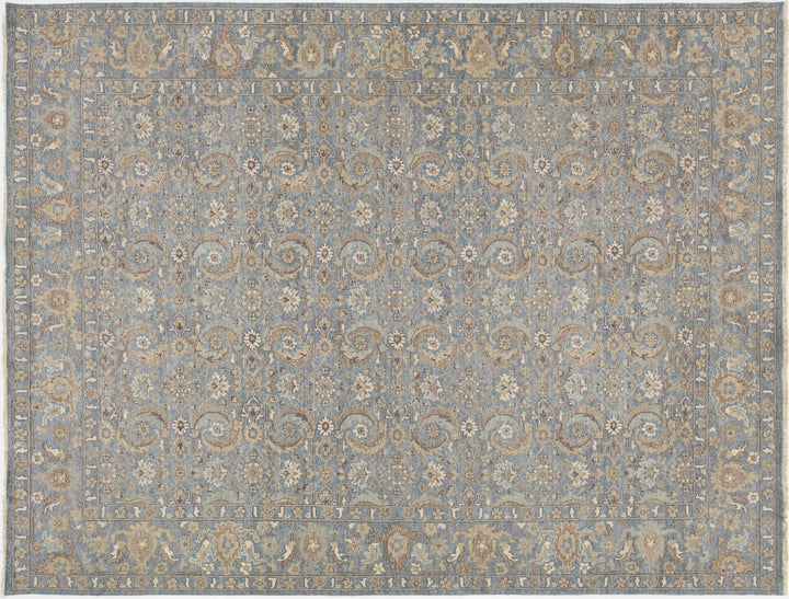 Modern Indian Wool Rug 9 X 12