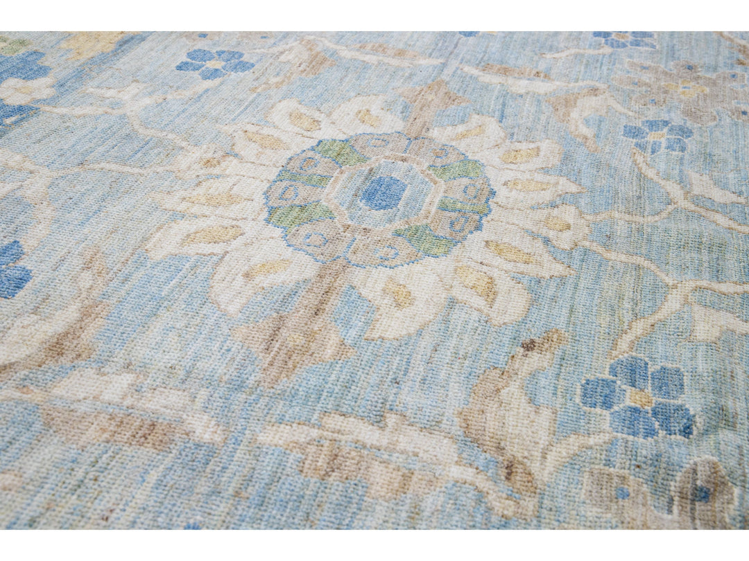 Modern Sultanabad Wool Rug 15 X 19