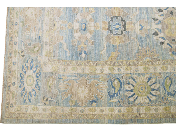 Modern Sultanabad Wool Rug 15 X 19
