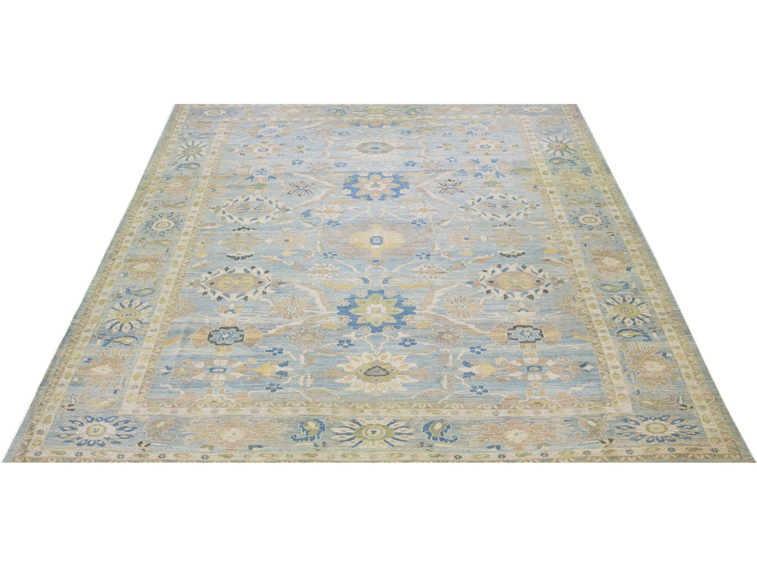 Modern Sultanabad Wool Rug 15 X 19