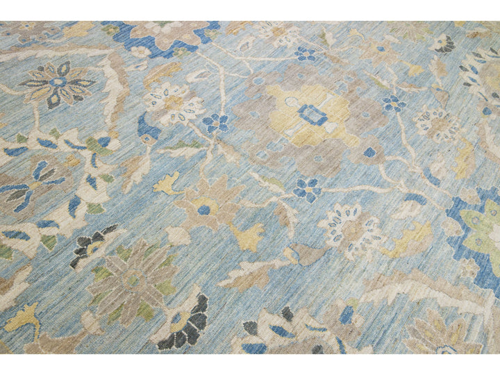 Modern Sultanabad Wool Rug 15 X 19