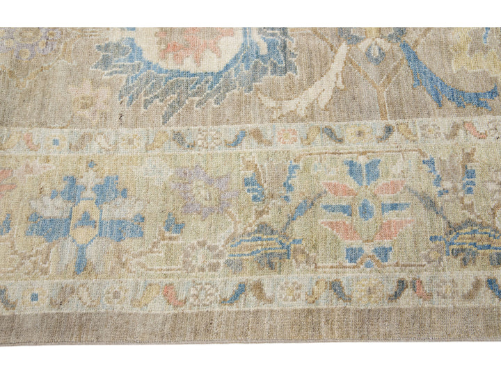 Modern Sultanabad Wool Rug 9 X 12
