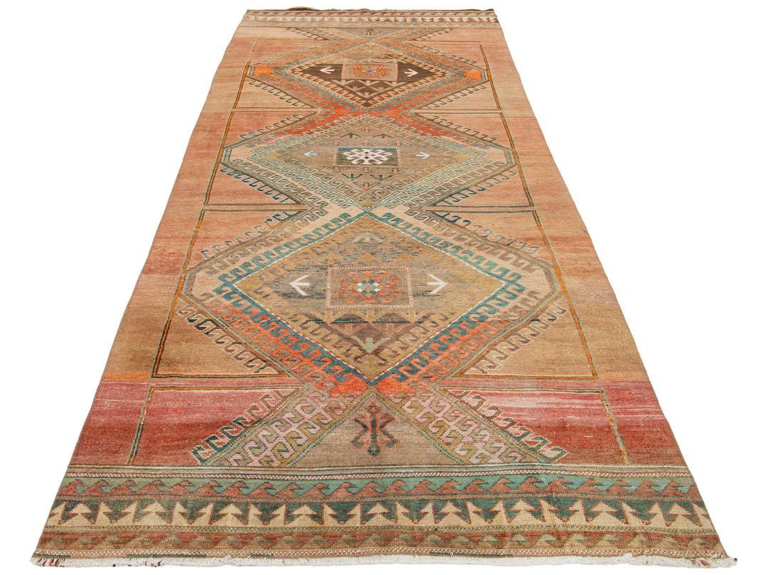 Vintage Kars Wool Runner 5 X 12