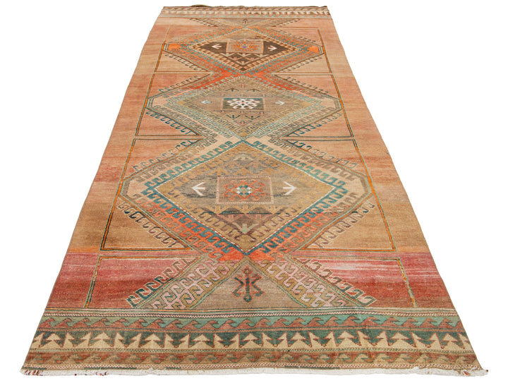 Vintage Kars Wool Runner 5 X 12