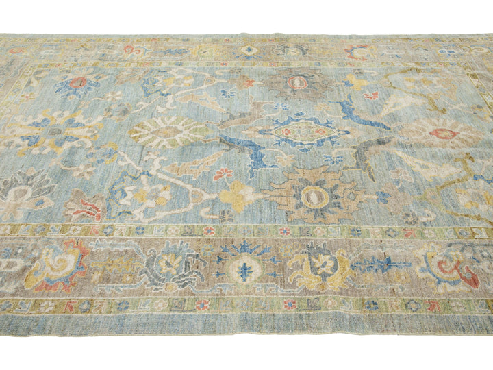 Modern Sultanabad Wool Rug 6 X 11