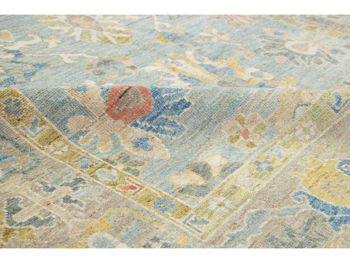 Modern Sultanabad Wool Rug 6 X 11
