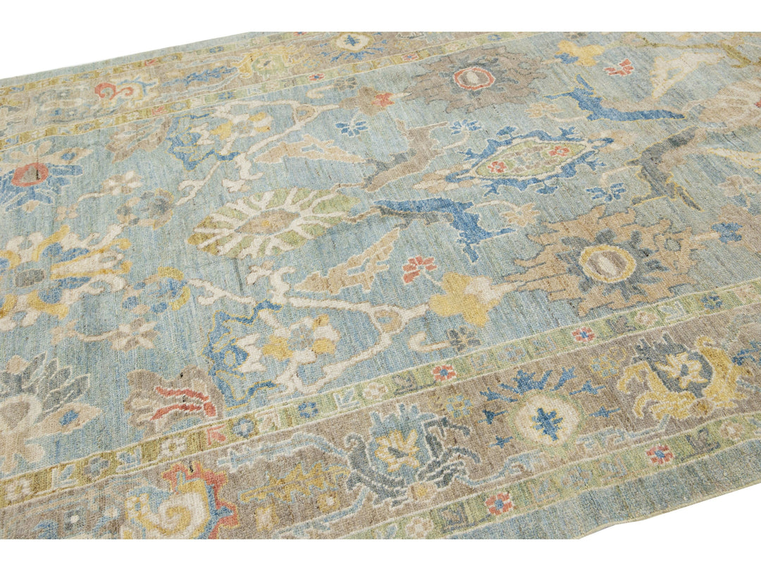 Modern Sultanabad Wool Rug 6 X 11