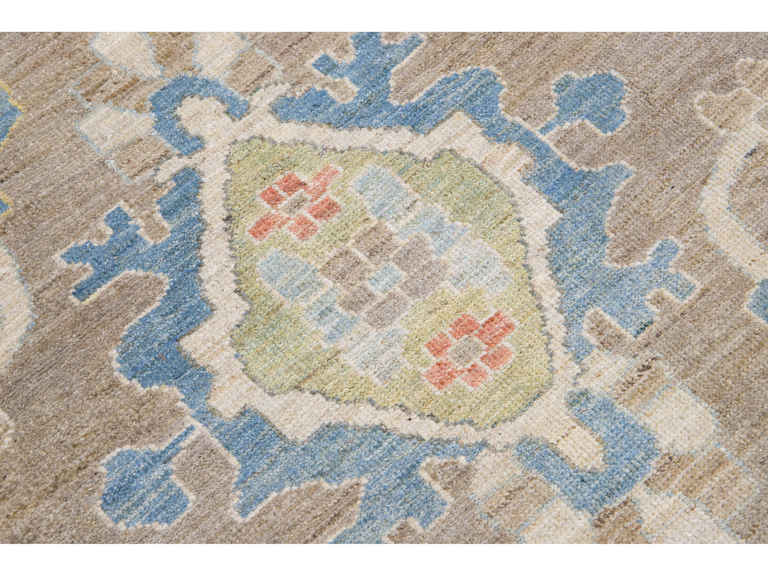 Modern Sultanabad Wool Rug 11 X 14