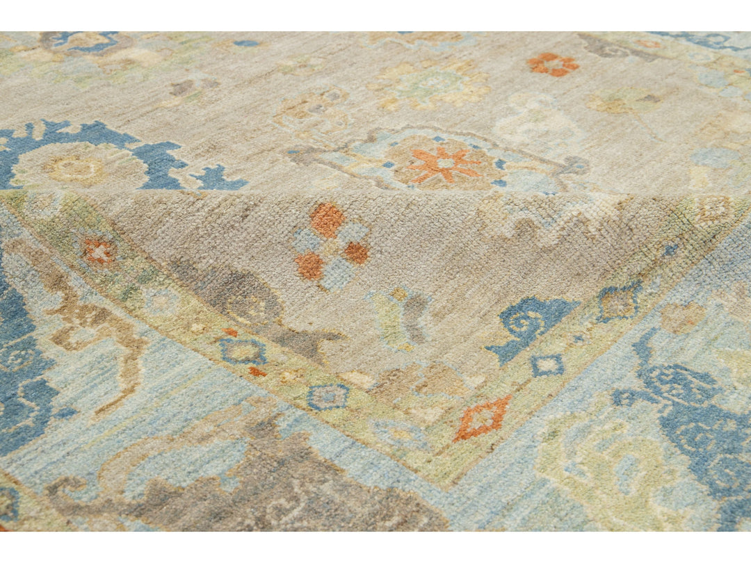 Modern Sultanabad Wool Rug 6 X 10