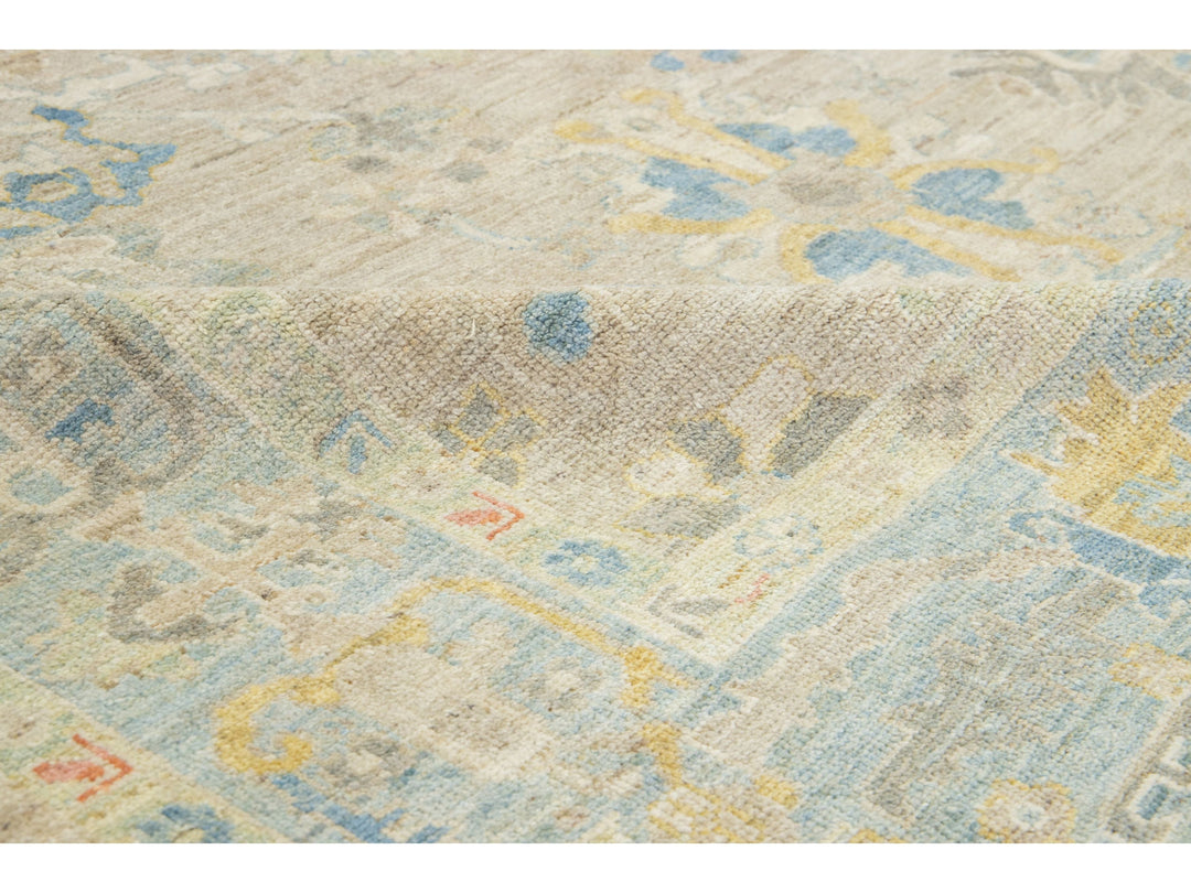 Modern Sultanabad Wool Rug 6 X 9