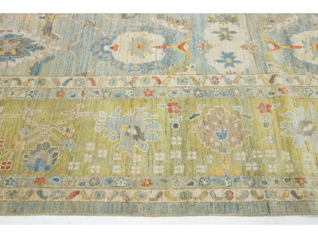 Modern Sultanabad Wool Rug 13 X 21