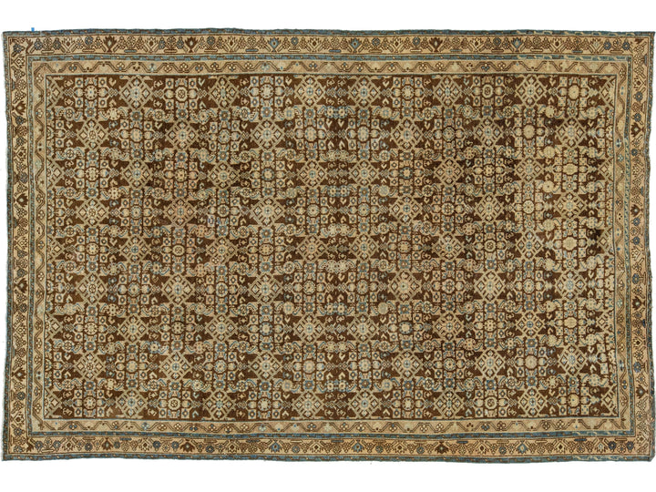 Antique Malayer Wool Rug 7 X 10