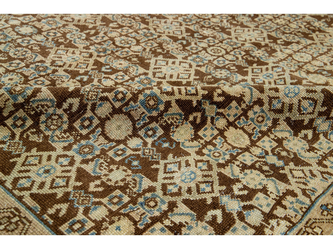 Antique Malayer Wool Rug 7 X 10