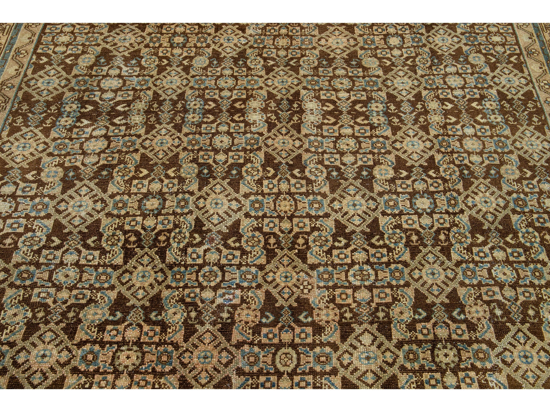 Antique Malayer Wool Rug 7 X 10