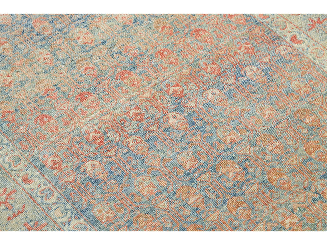 Antique Malayer Wool Runner 3 X 17