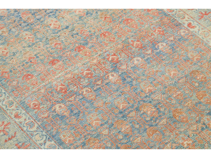 Antique Malayer Wool Runner 3 X 17