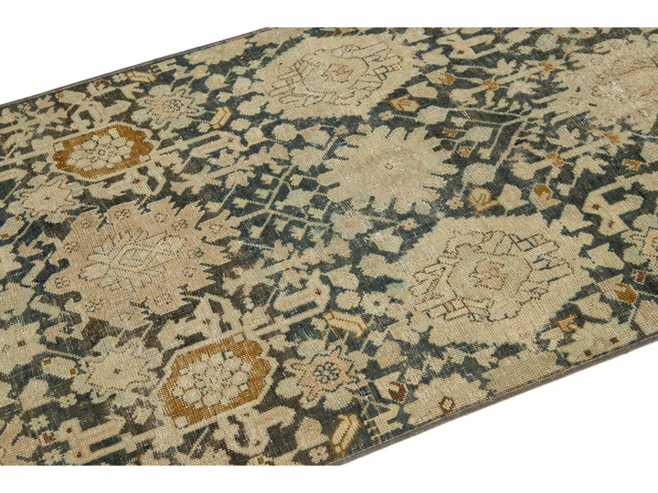 Antique Karabagh Wool Runner 3 X 18