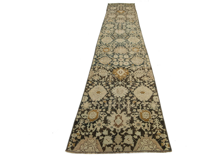 Antique Karabagh Wool Runner 3 X 18