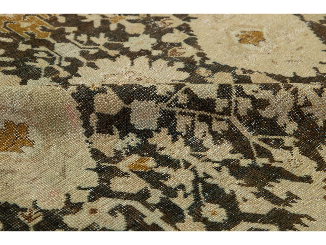 Antique Karabagh Wool Runner 3 X 18