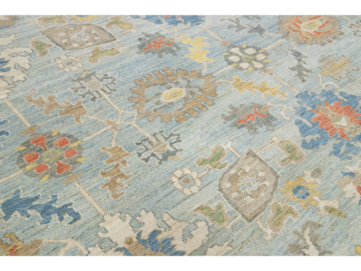 Modern Sultanabad Wool Rug 13 X 16