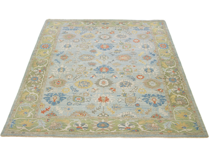 Modern Sultanabad Wool Rug 13 X 16
