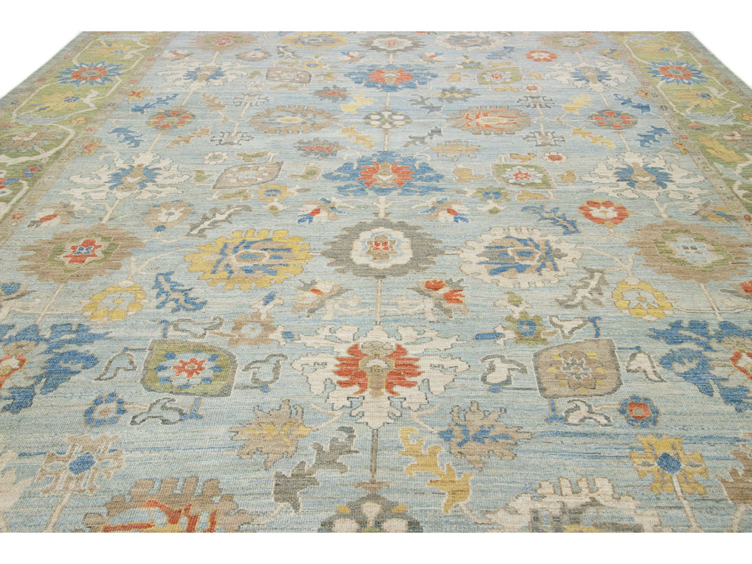 Modern Sultanabad Wool Rug 13 X 16