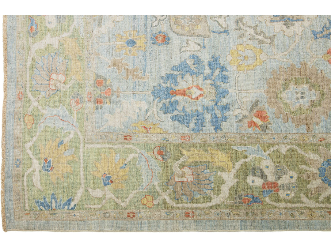 Modern Sultanabad Wool Rug 13 X 16
