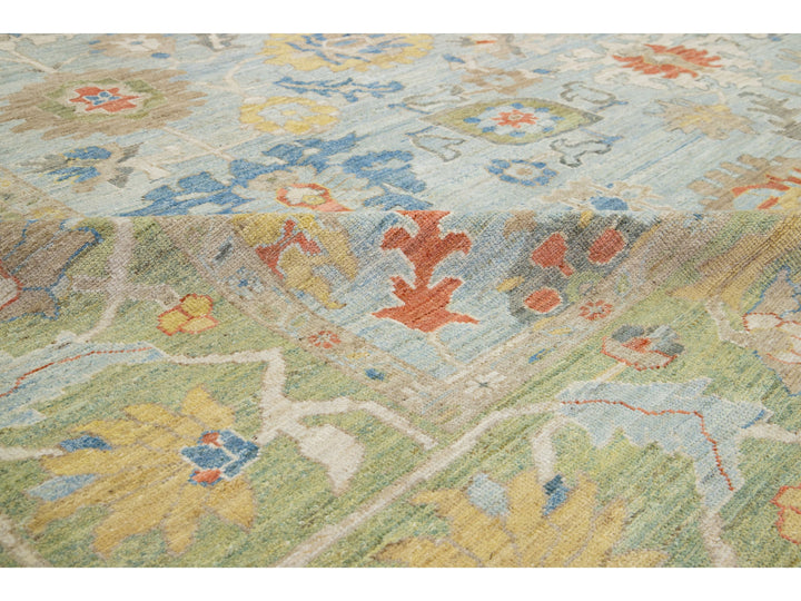 Modern Sultanabad Wool Rug 13 X 16