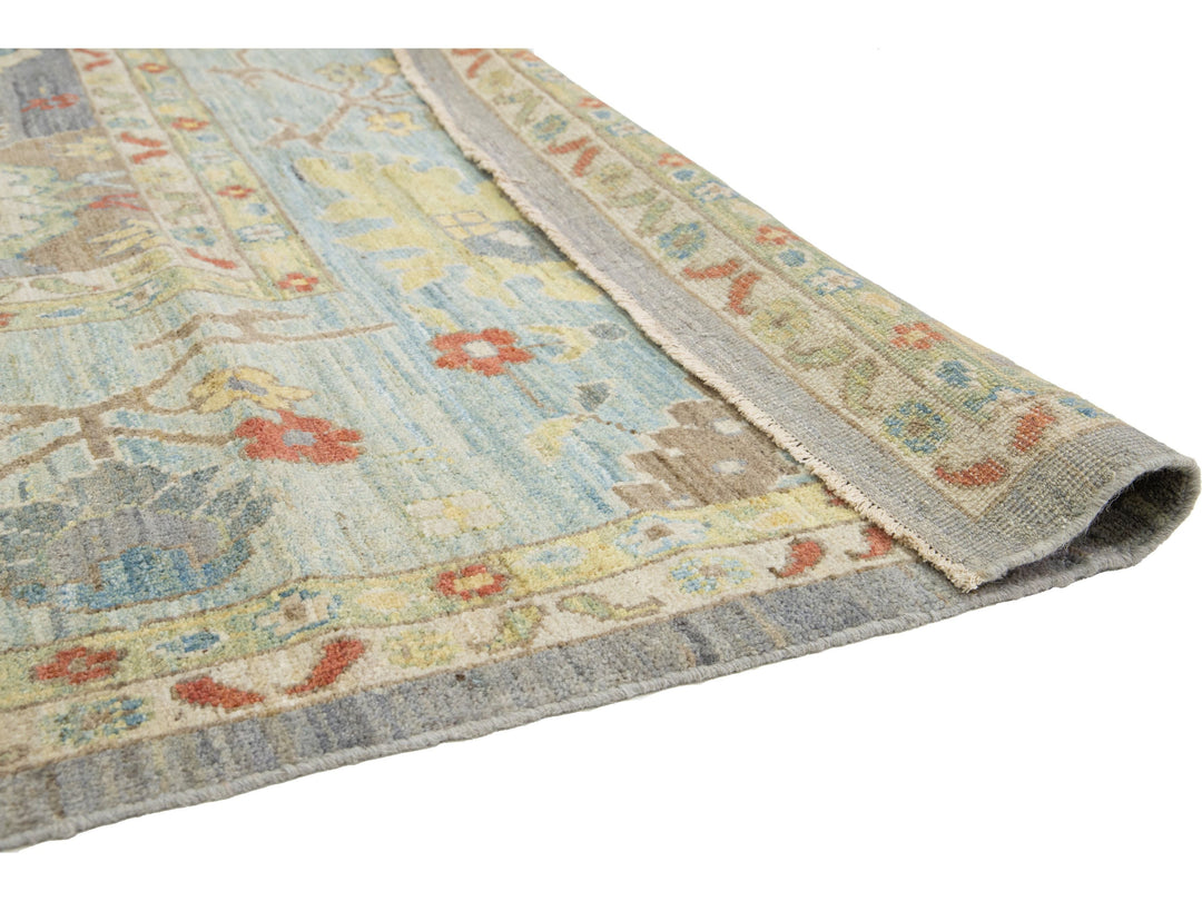 Modern Sultanabad Wool Rug 15 X 17