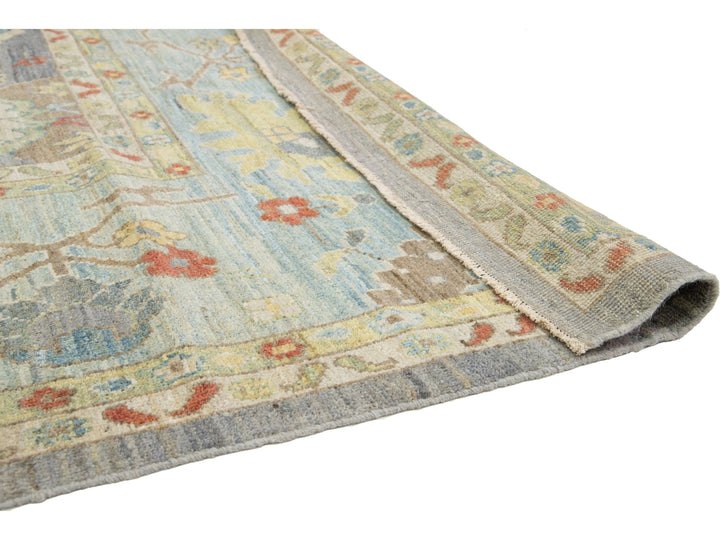 Modern Sultanabad Wool Rug 15 X 17